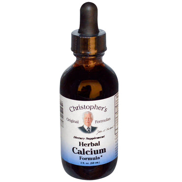 Christopher's Original Formulas, Herbal Calcium Formula, 2 fl oz (59 ml)
