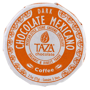 Taza Chocolate, Chocolate Mexicano, Café, 2 Discos