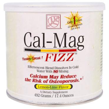 Baywood, Cal-Mag Fizz, aromă de lămâie-lime, 17,4 oz (492 g)