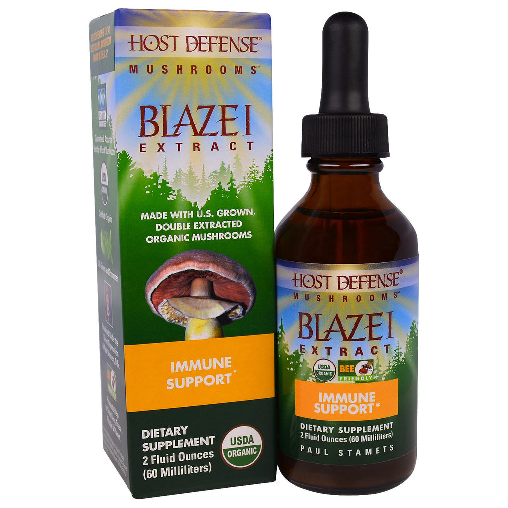 Fungi Perfecti, Host Defense Mushrooms,  Blazei Extract, Immune Support, 2 fl oz (60 ml)
