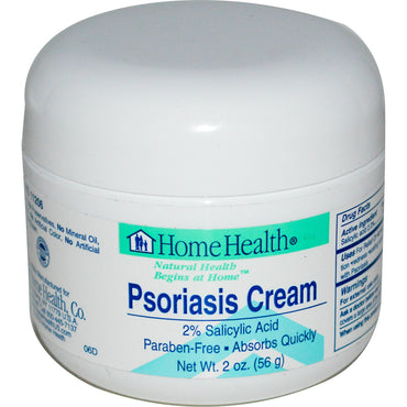 Santé à domicile, Crème contre le psoriasis, 2 oz (56 g)