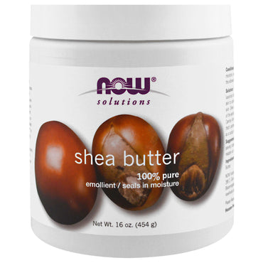 Now Foods, Solutions, Shea Butter, 16 fl oz (454 g)