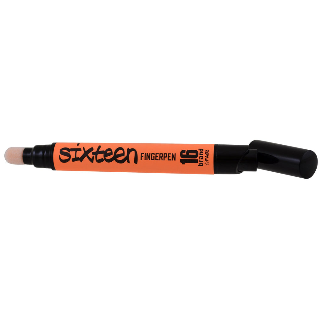 16 Brand, Sixteen Fingerpen, FA02 Coral Pink, 1 bolígrafo