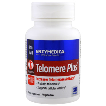 Enzymedica, telomeer plus, 30 capsules