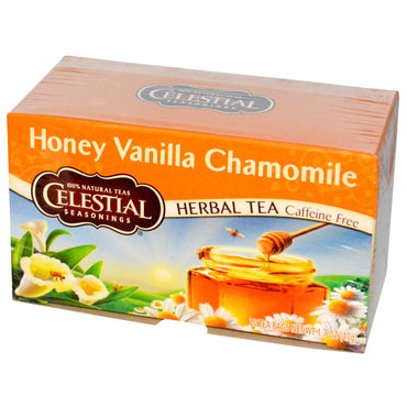 Celestial Seasonings, té de hierbas, sin cafeína, manzanilla y miel, 20 bolsitas de té, 47 g (1,7 oz)