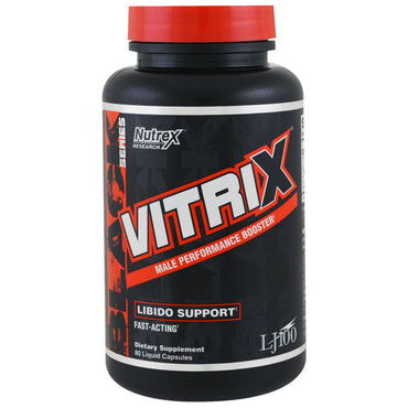 Nutrex Research, Black Series, Vitrix, Libido Support, 80 Liquid Capsules