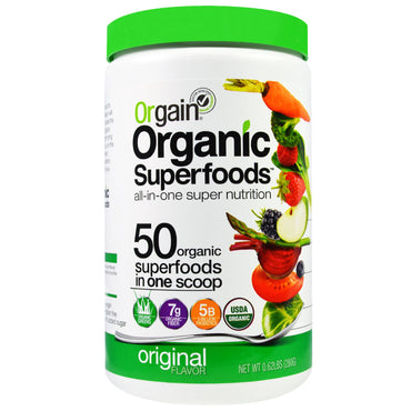 Orgain, Superfoods, 올인원 슈퍼 뉴트리션, 오리지널 맛, 280g(0.62lbs)
