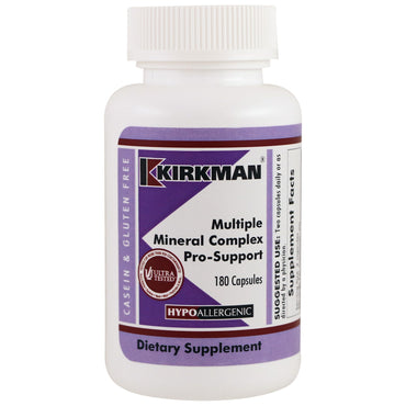 Kirkman Labs, Multiple Mineral Complex Pro-Support, 180 Capsules