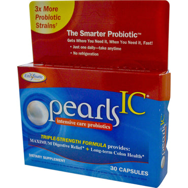 Thérapie enzymatique, Pearls IC, Probiotiques de soins intensifs, 30 gélules