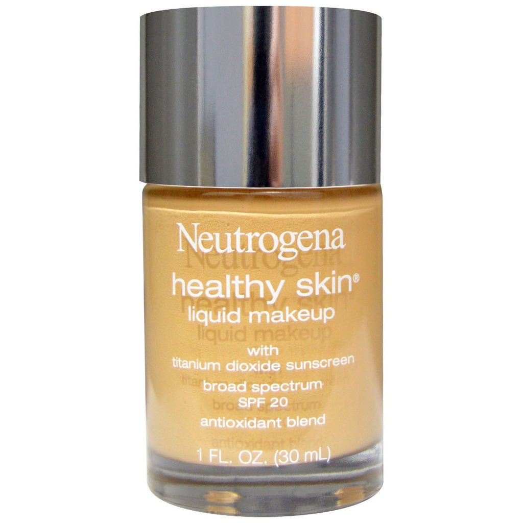 Neutrogena, Maquillaje líquido para piel saludable, Beige natural 60, 30 ml (1 oz. líq.)