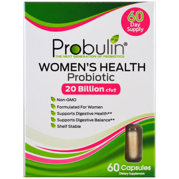 Probulin, Salud de la Mujer, Probiótico, 60 Cápsulas