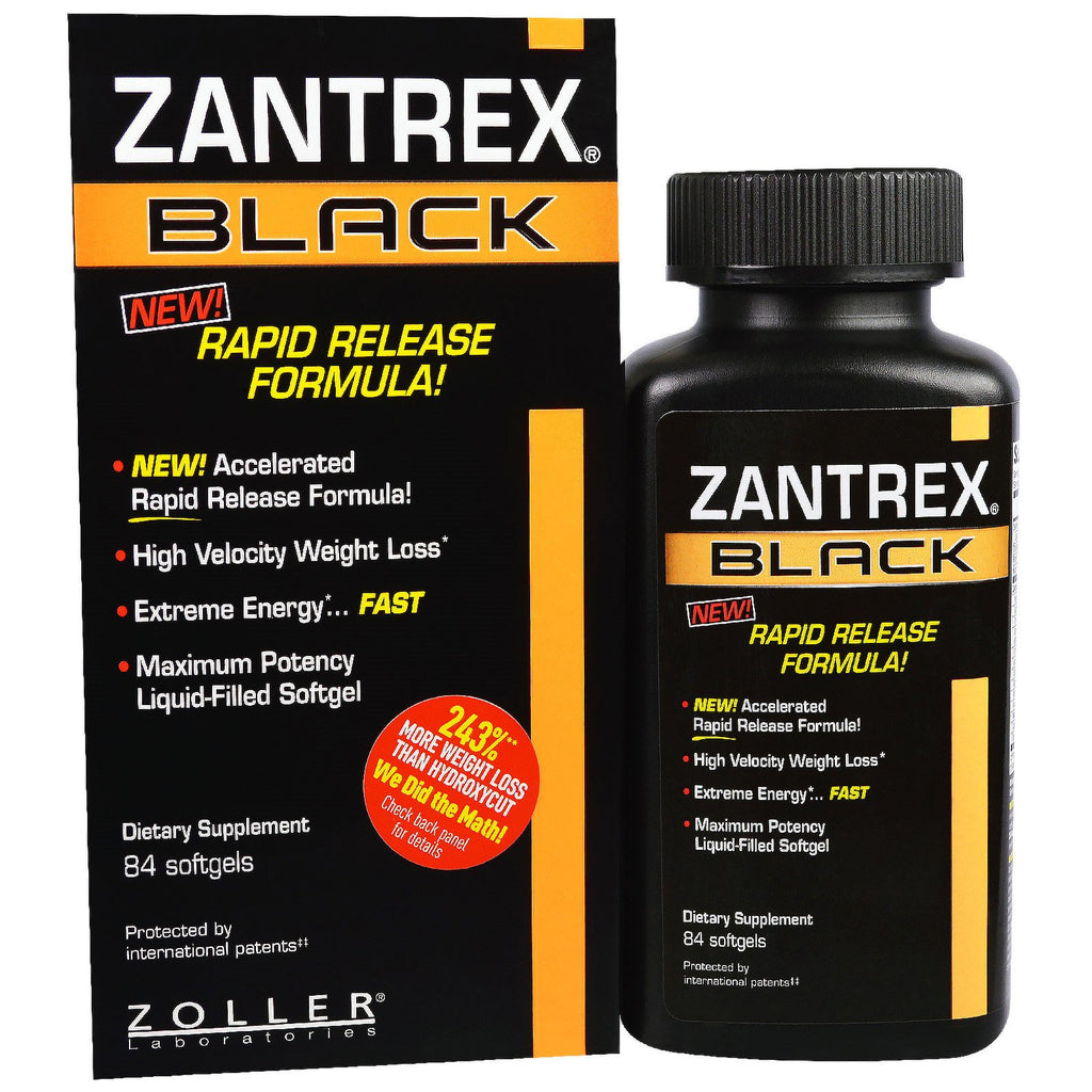 Laboratoria Zoller, Zantrex czarny, 84 kapsułki żelowe