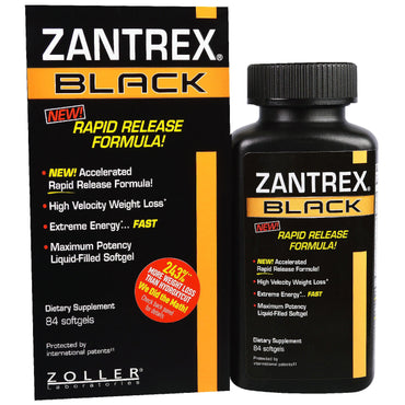 Laboratoarele Zoller, zantrex black, 84 softgels