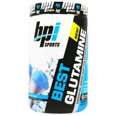 BPI Sports, beste glutamine, sneeuwkegel, 14,1 oz (400 g)