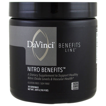DaVinci Benefits, Nitro Benefits, 10,9 oz (309 g)
