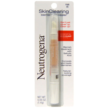 Neutrogena, SkinClearing, Correcteur d'imperfections, Fair 05, 0,05 oz (1,4 g)