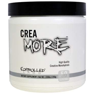 Controlled Labs、Crea More、0.55 ポンド (250 g)