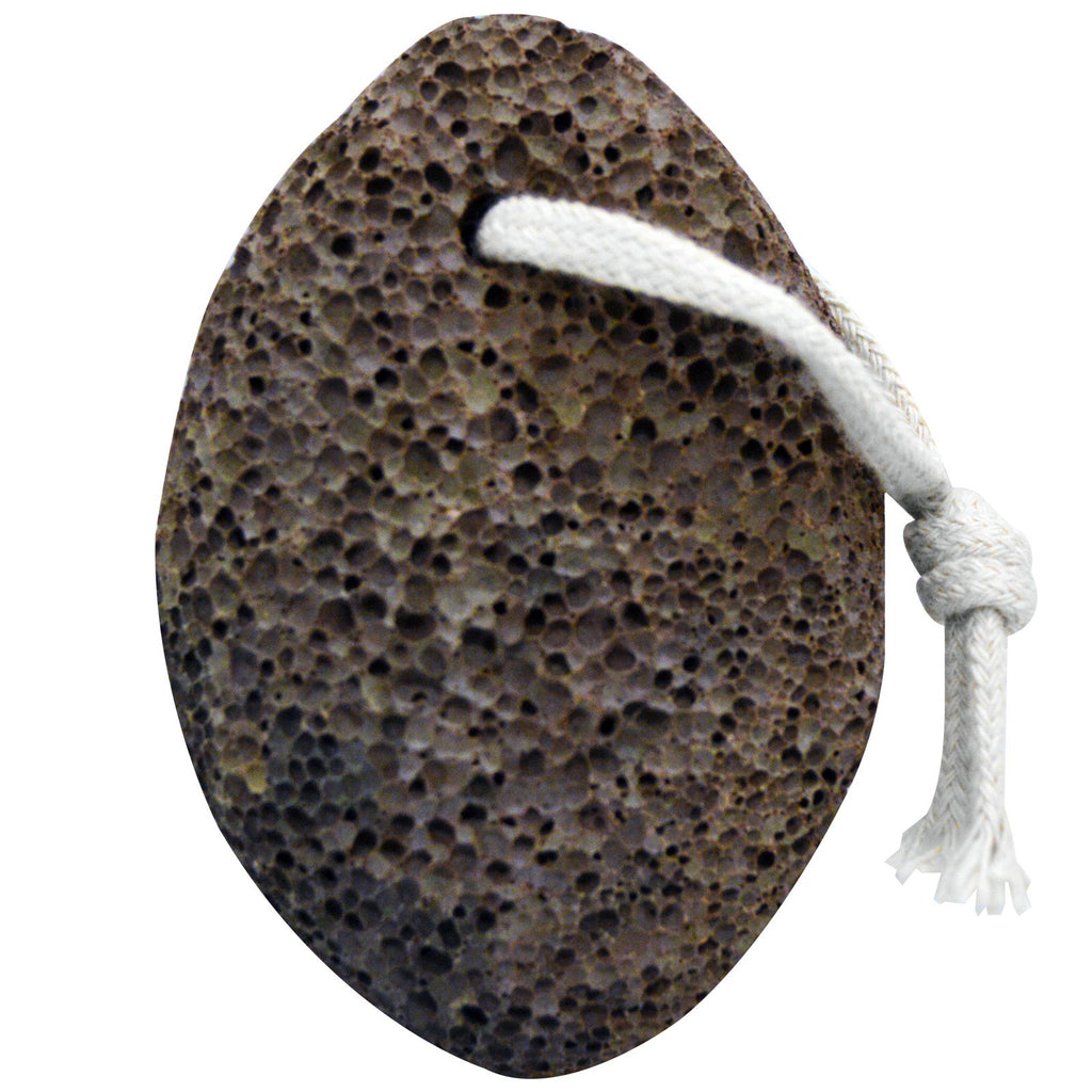 Bassbesen, echtes Vulkangestein, für Hände, Füße & Körper, 1 Stein
