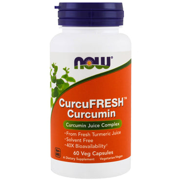 Now Foods, CurcuFresh Curcumin, 60 Veggie Caps