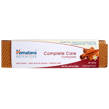 Himalaya, Botanique, Complete Care Zahnpasta, Simply Cinnamon, 5,29 oz (150 g)