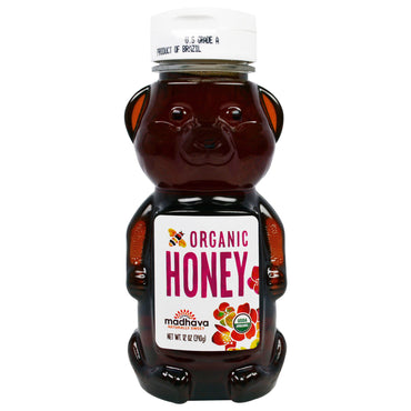 Madhava Natural Sweeteners,  Honey Bear, 12 oz (340 g)