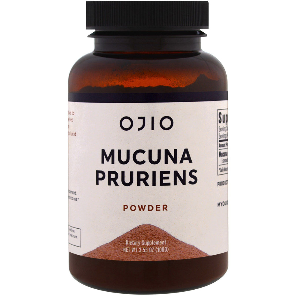 Ojio, مسحوق Mucuna Pruriens، 3.53 أونصة (100 جم)
