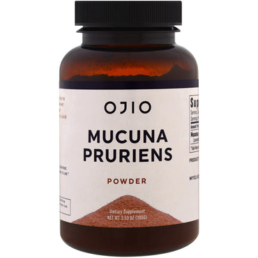 Ojio, مسحوق Mucuna Pruriens، 3.53 أونصة (100 جم)