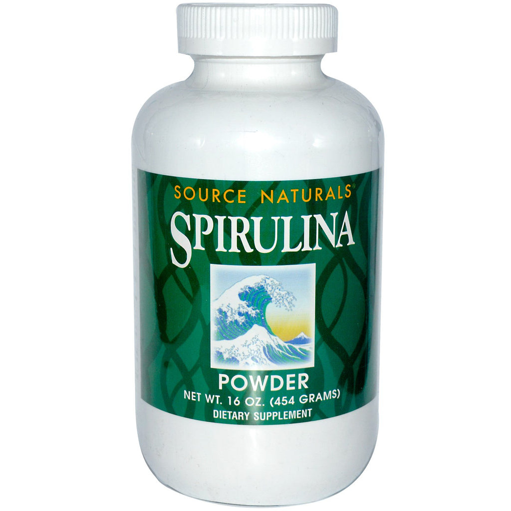 Source Naturals, Spirulina-poeder, 16 oz (454 g)