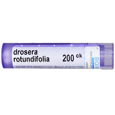 Boiron, remédios individuais, Drosera rotundifolia, 200ck, aproximadamente 80 pellets