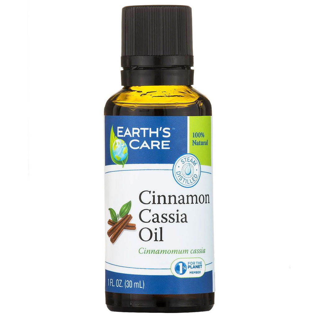 Earth's Care, Cinnamon Cassia Oil, 100% Natural, 1 fl oz (30 ml)