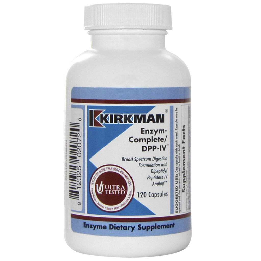 Kirkman Labs, Enzym-Complete/DPP-IV, 120 gélules