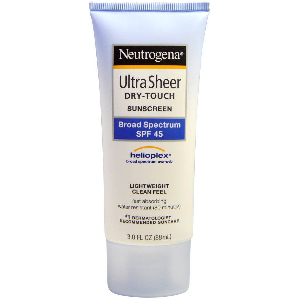 Neutrogena, Ultra Sheer Dry-Touch-zonnebrandcrème, SPF 45, 3,0 fl oz (88 ml)