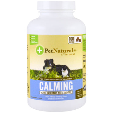 Pet Naturals of Vermont, Calming, For Dogs and Cats , 160 Chews