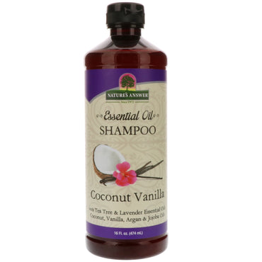 Nature's Answer, Essential Oil, Shampoo, Coconut Vanilla, 16 fl oz (474 ml)