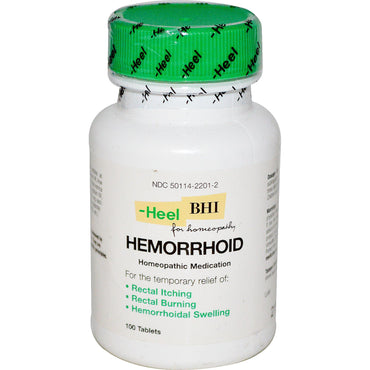 MediNatura, BHI, hemorroides, 100 tabletas