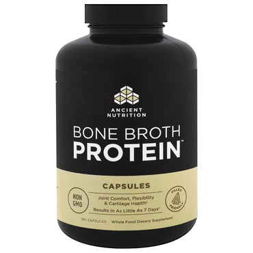 Dr. Axe / Ancient Nutrition, Bone Broth Protein, 180 Capsules