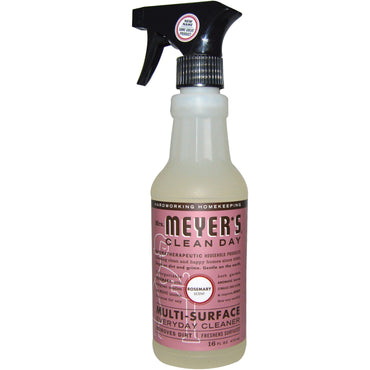 Mrs. Meyers Clean Day, Limpiador diario para múltiples superficies, aroma a romero, 16 fl oz (473 ml)