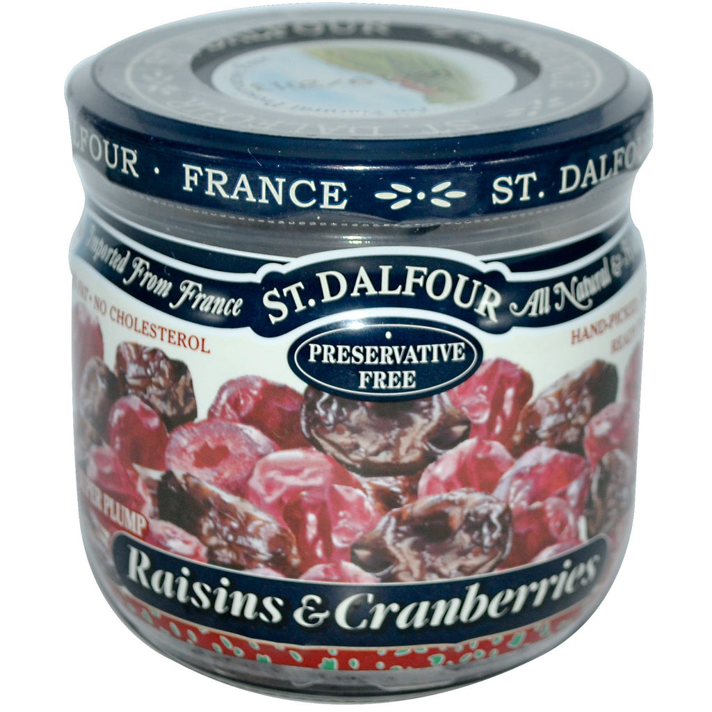 St. Dalfour, Raisins & Cranberries, 7 oz (200 g)
