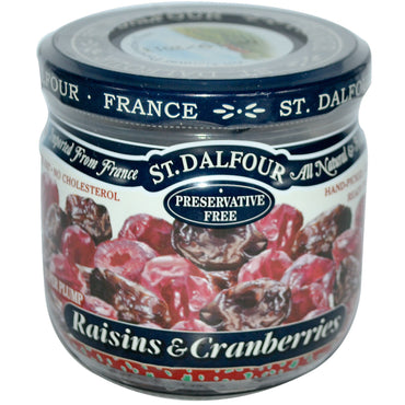 St. Dalfour, raisins secs et canneberges, 7 oz (200 g)