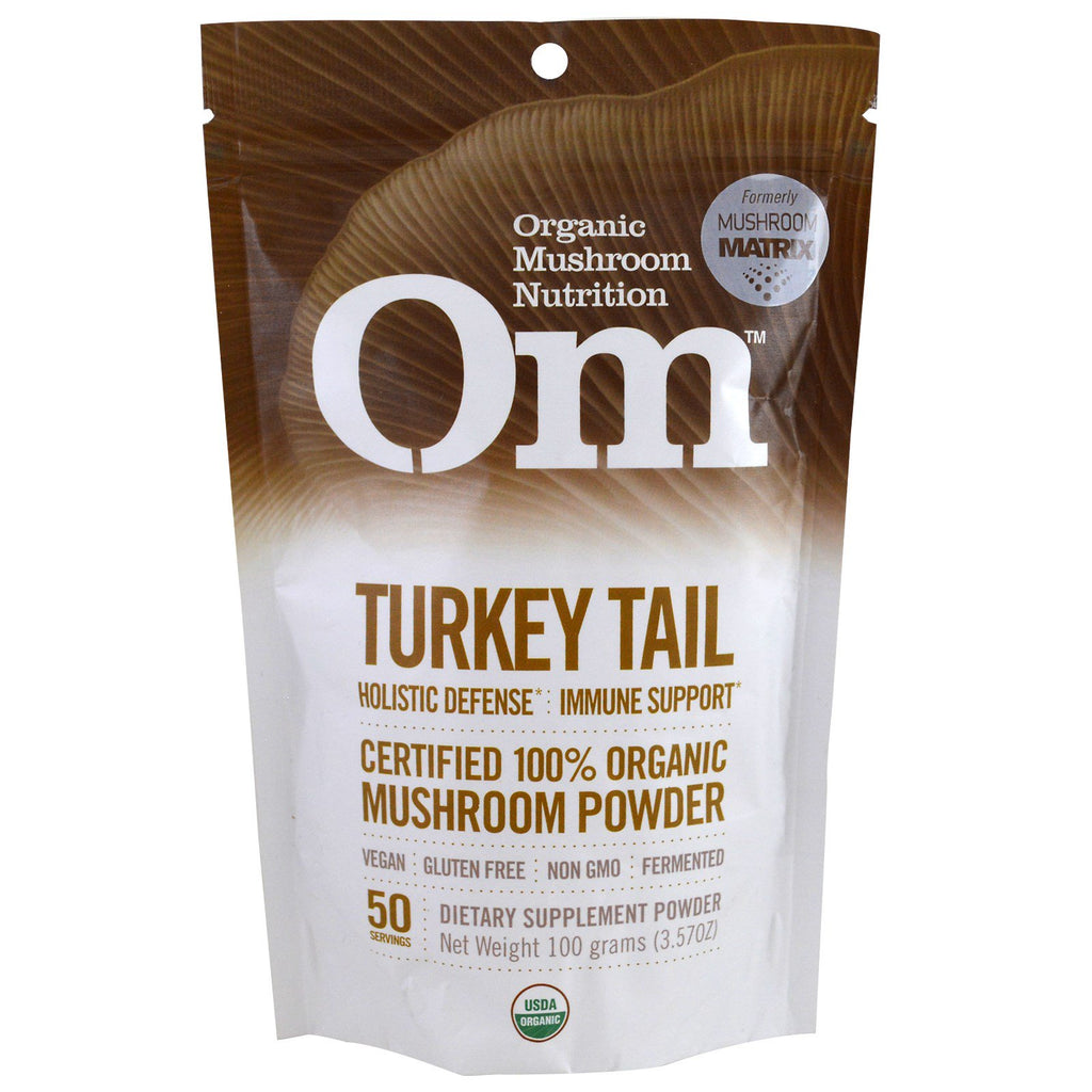 OM  Mushroom Nutrition, Turkey Tail, Mushroom Powder, 3.57 oz (100 g)