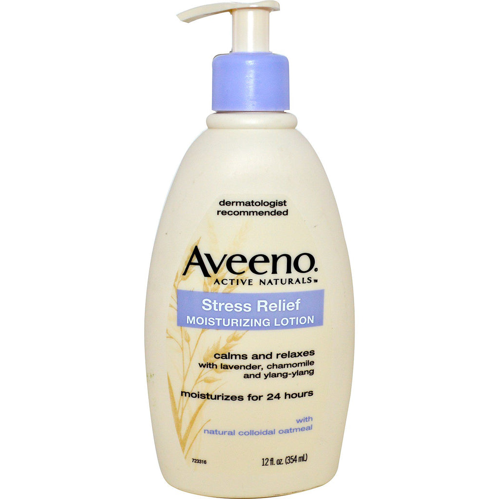 Aveeno, Active Naturals, Lotion hydratante anti-stress, 12 fl oz (354 ml)
