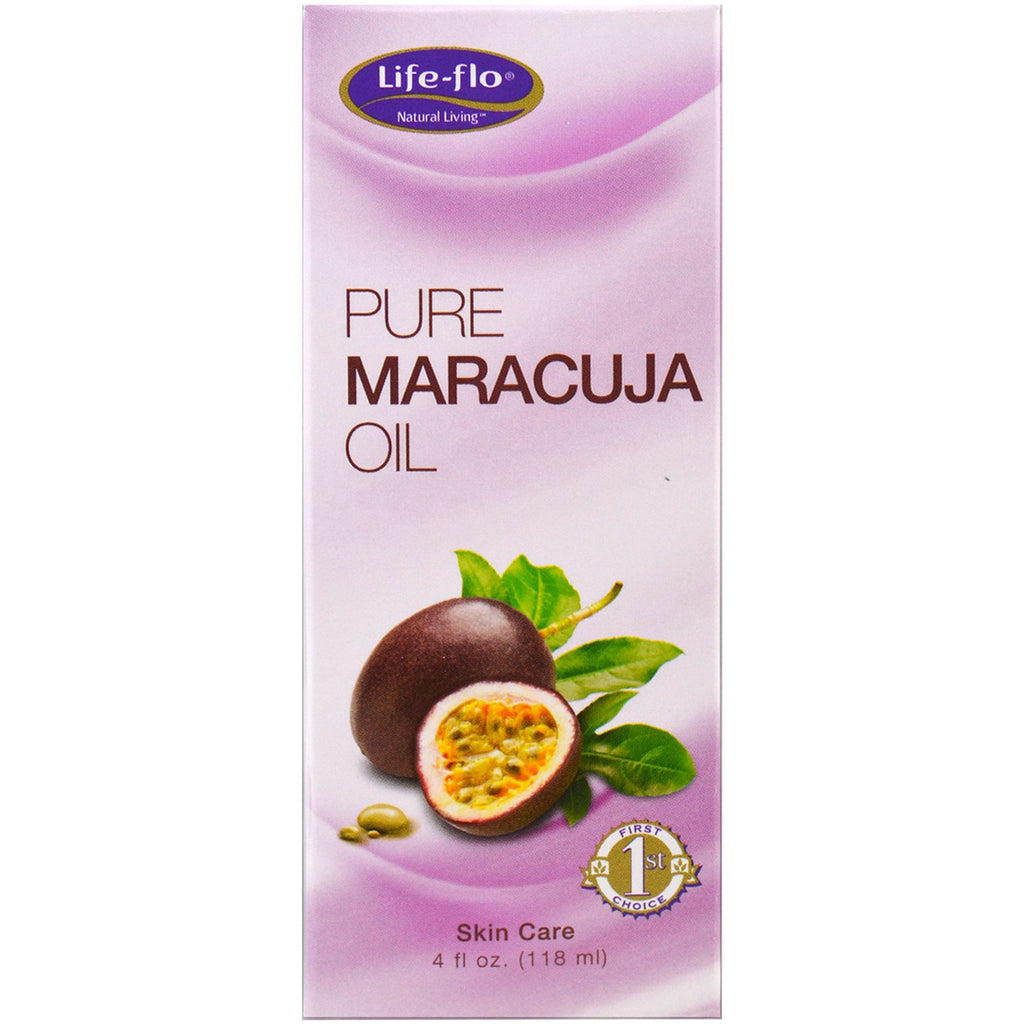 Life Flo Health, pure maracuja-olie, 4 fl oz (118 ml)