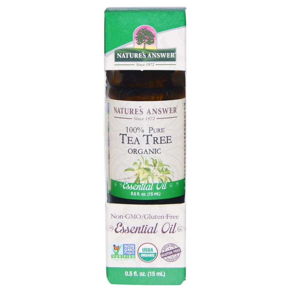 Nature's Answer,  Essential Oil, 100% Pure Tea Tree, 0.5 fl oz (15 ml)