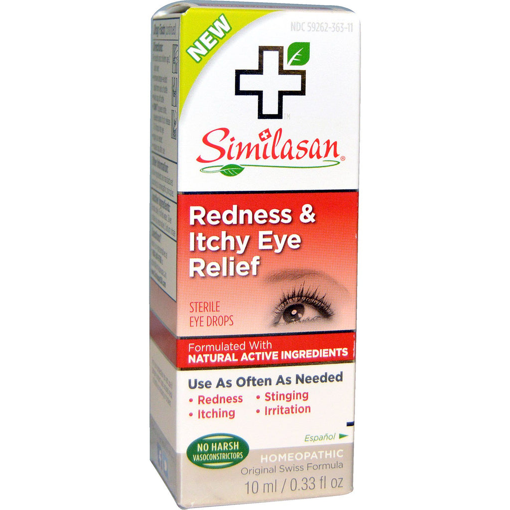 सिमिलासन लालिमा और खुजली वाली आंखों से राहत 0.33 फ़्लूड आउंस (10 मिली)