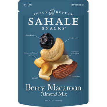 Sahale Snacks, Mistura de Berry Macaroon e Amêndoa, 198 g (7 oz)
