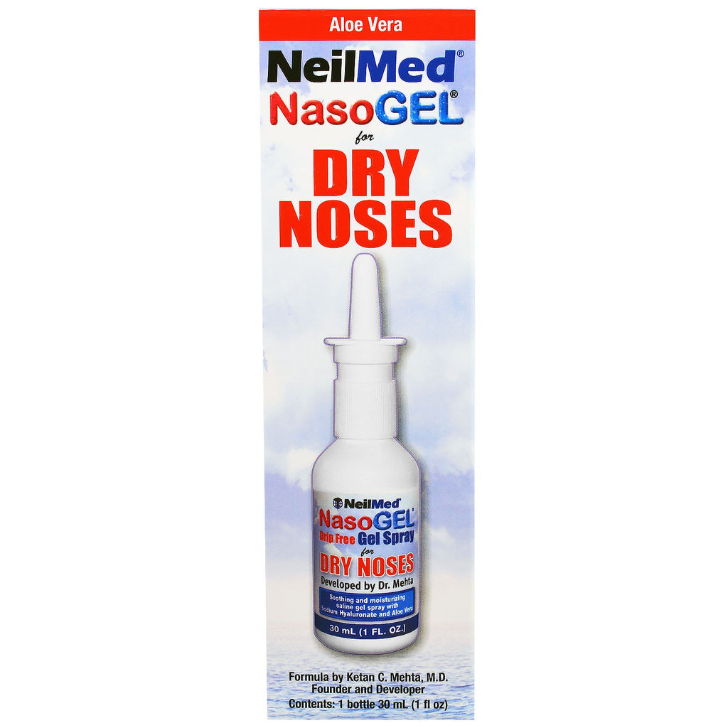 NeilMed, NasoGel, for tørre neser, 1 flaske, 1 fl oz (30 ml)