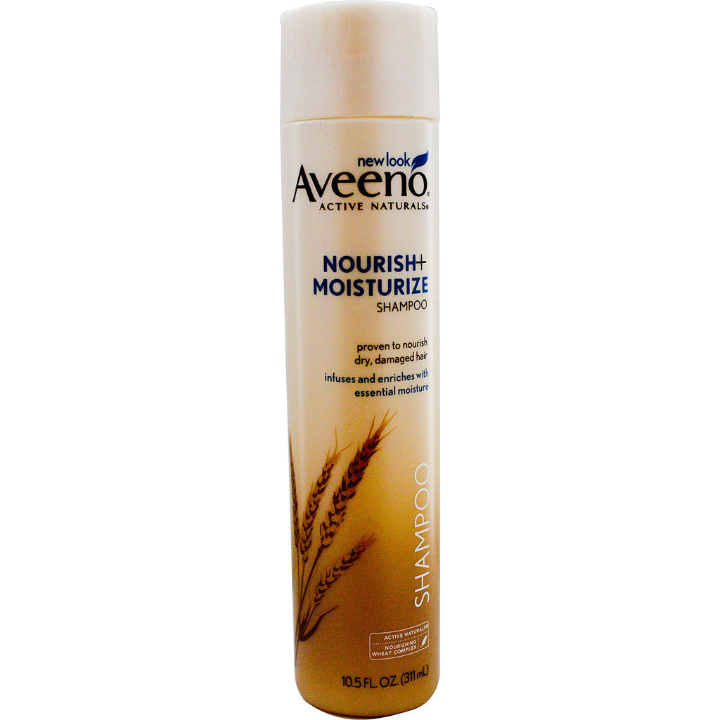 Aveeno, Active Naturals, Szampon odżywczy i nawilżający, 311 ml