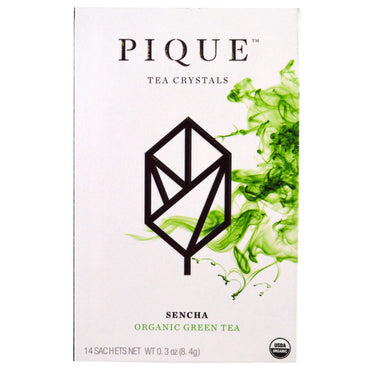Pique Tea, Sencha,  Green Tea , 14 Sachets, 0.3 oz (8.4 g)