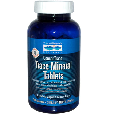 Trace Minerals Research, Trace Mineral Tablets, 300 Tablets