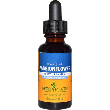 Herb Pharm, Passionflower, Flowering Herb, 1 fl oz (29.6 ml)